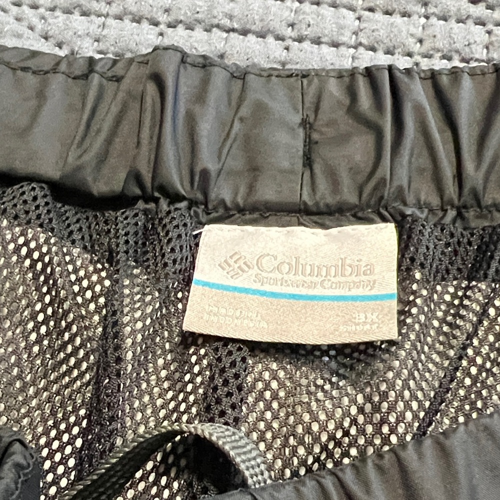 Columbia Black Mesh-Lined rain pants